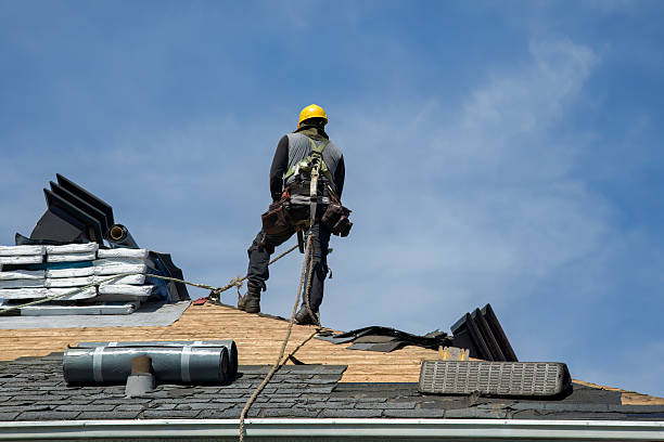 Professional Storm Damage Roof Repair technician working in Mount Royal, NJ